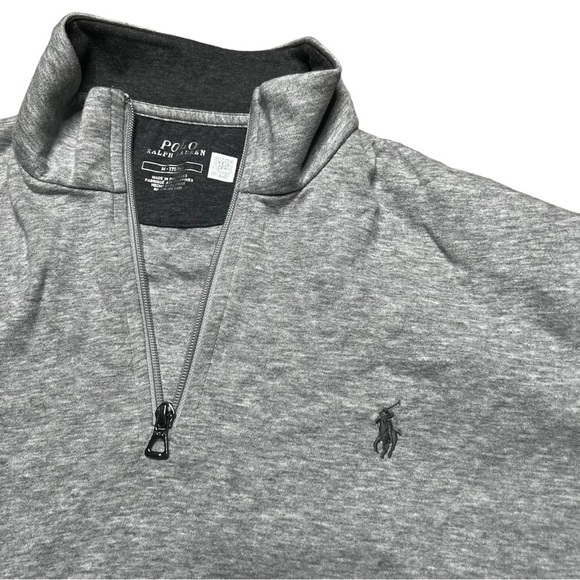 NWOT Polo Ralph Lauren Gray Pullover Half Zip Mens Size Medium - Picture 2 of 7